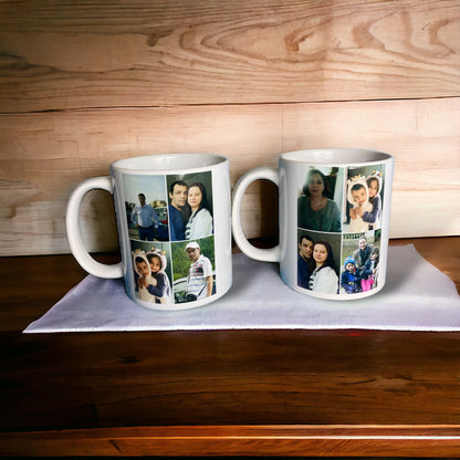 Set Cani personalizate cu 4 poze "Nașa și Nașul"