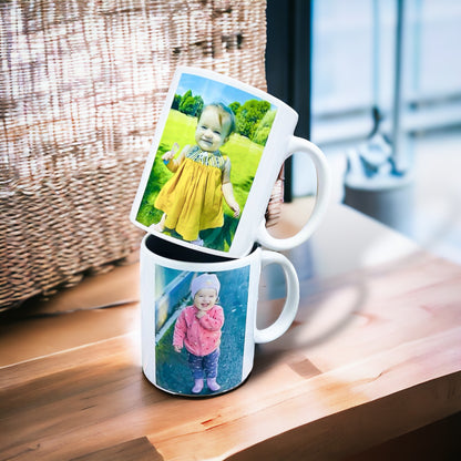 Set Căni personalizate cu Poze & Text "Bunica și Bunicul"