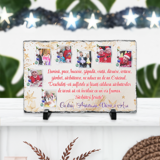 Piatră Ardezie 7 poze - Crăciun