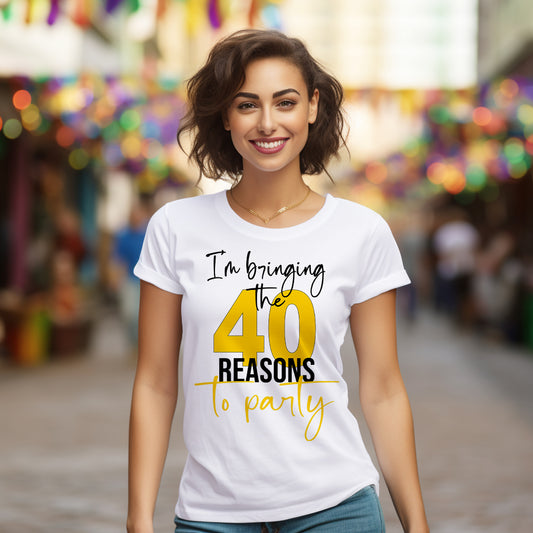 Tricou personalizat – „Reasons to party”