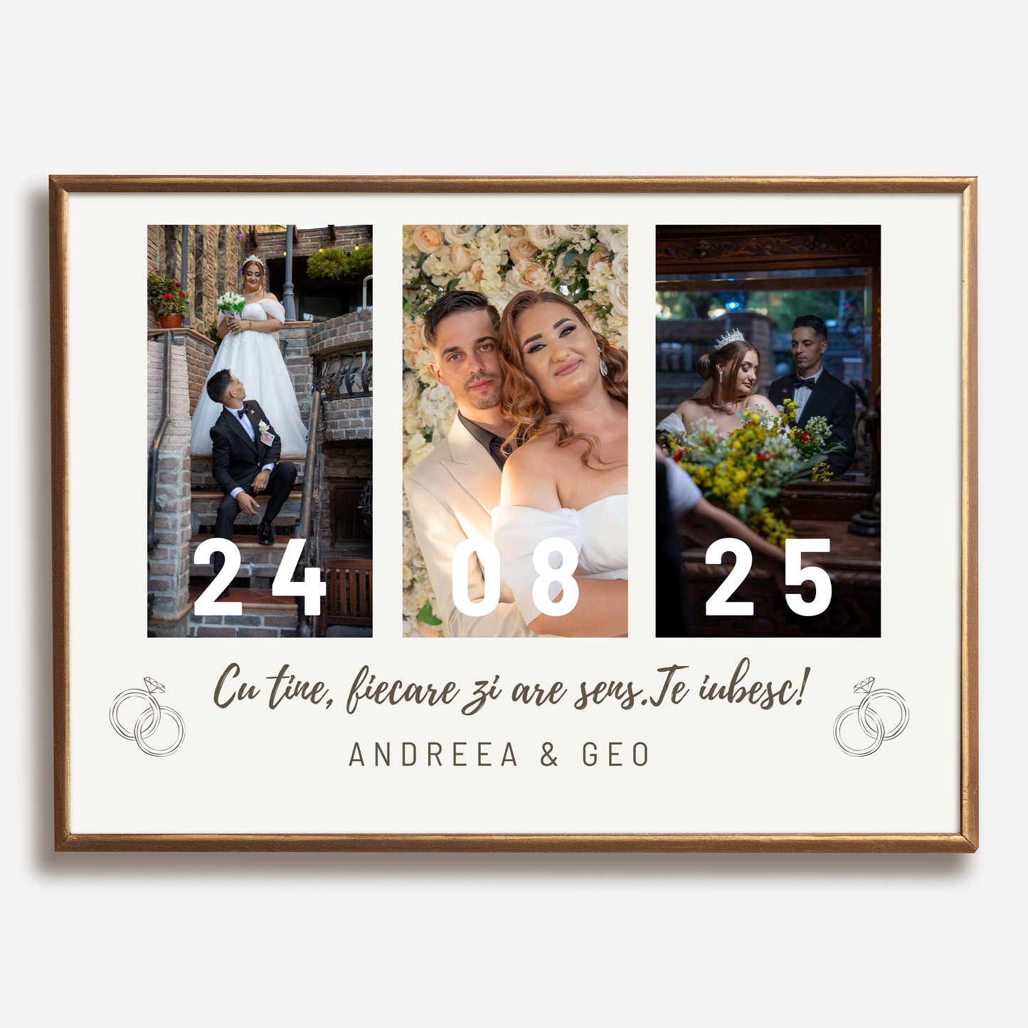 Ramă "Cu tine, fiecare zi are sens."